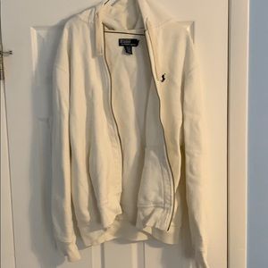 White Ralph Lauren zip up